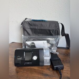 ResMed Black and Gray CPAP with Carrying Case